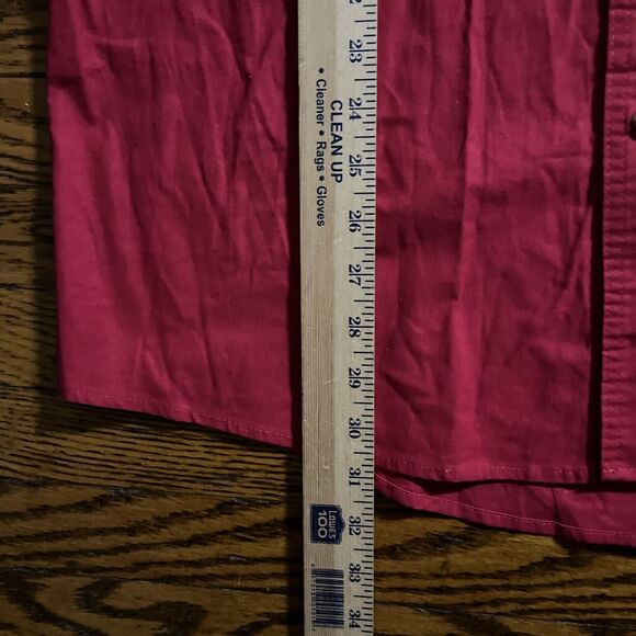 Bob Allen Shooting Shirt Mens Lg Red Tan Outdoor Hunting Button Up Manasquan - Picture 5 of 7